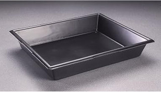 HUBERT Black Produce Trays with Bottom Drainage - 12"L x 10"W x 2"H