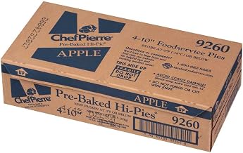 Sara Lee Chef Pierre Pre baked Apple Hi Pie, 10 inch - 4 per case.