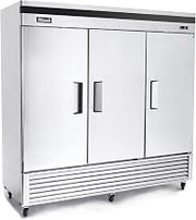 Migali C-3RB-HC Three door each-in refrigerator 72 cu/ft
