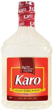 Light Corn Syrup with Real Vanilla by KARO – 3 Piece Set, Pack of 2