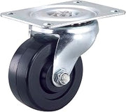 Light Duty Swivel Plate Caster 4 Rubber Wheel
