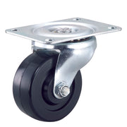 Light Duty Swivel Plate Caster 4 Rubber Wheel by Casters, Wheels & Industrial Handling – Steel, Model 11HR40HB8218YY