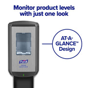 CS6 Automatic Hand Sanitizer Dispenser by Purell – 1200 mL, Durable ABS Plastic (recycling code number 7)., Graphite, Model 6524-01