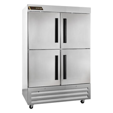 CLBM-49F 49" 2-Section Reach-In Freezer - (2) Split Solid Doors by Traulsen – (2) Split Solid Doors, Silver, Model CLBM-49F-HS-LR