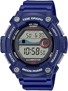 Casio WS1300H Series | Digital Watch | 100 Meter Water Resistance | LED Backlight | 1/100 SEC Stopwatch | Tide Graph | Coundtown Timer | LED Light | Multi Function Alarms | 10 Year Battery
