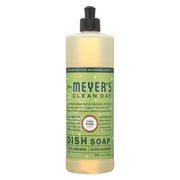 Liquid Dish Soap by Mrs. MEYER'S – 16 Fl Oz (Pack of 6), Plastic, No color, Pack of 6