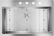 Elkay ECTSRS33229TBG4 Crosstown Single Bowl Dual Mount Stainless Steel Sink Kit