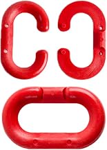 Mr. Chain Plastic Master Link, 2" Heavy Duty Link, Red, 10/Pack