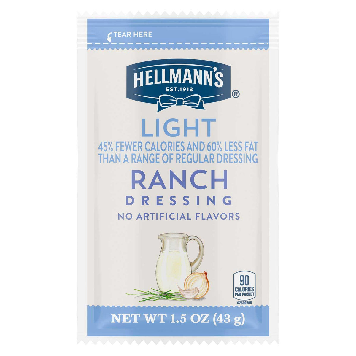 HELLMANN'S Light Ranch / 1.5 Ounce (Pack of 102) / 1 Ranch