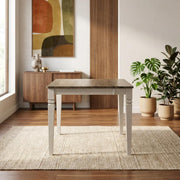 Beige Dining Table by Starlight Canyon Home – Asian Hardwood, Beige