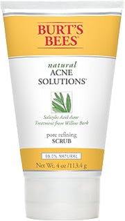 Burt's Bees Natural Acne Solutions Pore Refining Scrub, 4 Ounce