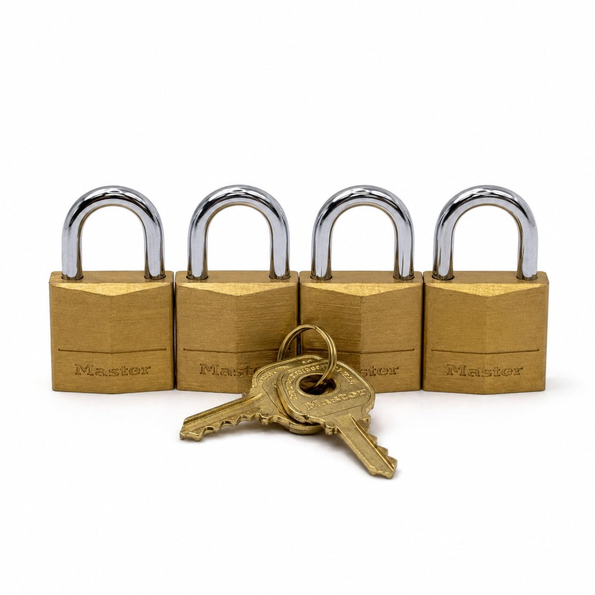 Master Lock 1 / 4 Pack / 4-Pack Keyed Padlocks