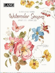 LANG Watercolor Seasons 2025 Monthly Pocket Planner (25991003189)