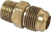 BrassCraft 48-4-8 1/4 O.D. by 1/2 -Inch Male Reducing Adaptor, Rough Brass