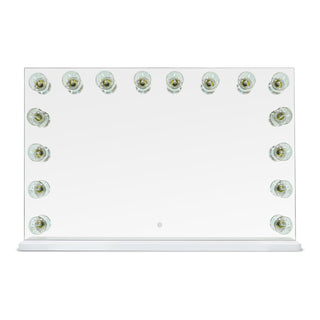 Lola Jumbo Vanity Mirror by TOV Furniture – 40.9"L x 27"W, Glass, Mirror, Model TOV-C69309