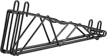 Nexel DAB18B 18" Double Arm Shelf Bracket Black Epoxy