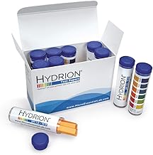 HYDRION Regular pH Strips, Wide Range, pH 1-12