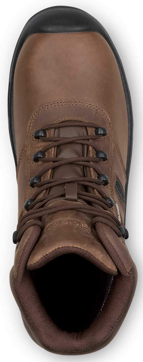 Mens 6 Brown MaxTRAX Composite Toe WP SRO Boot 12.0 EW by SR Max – 12 X-Wide, Leather, Brown, Model Lewiston