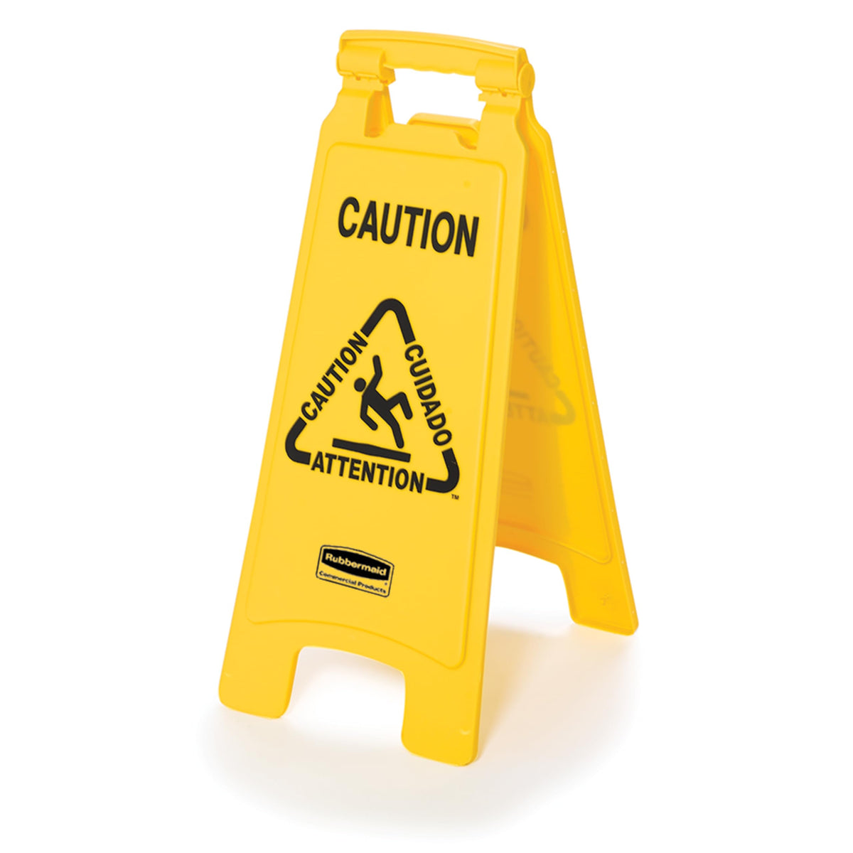 Rubbermaid Commercial Products Yellow 2-Sided / 26 inch / Caution Sign Signs