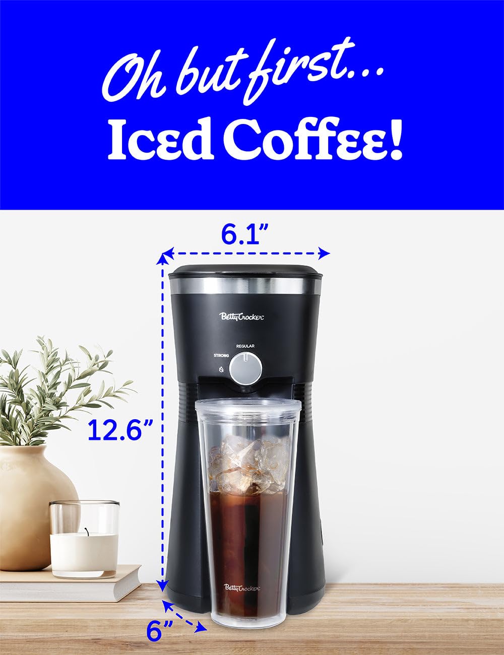 Betty Crocker Black / 1- Cup / 10.0 ounces Coffee Machines
