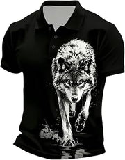 Mens Dressy Polo Shirts Short Sleeve Casual Summer Button Down Golf Performance Plus Size Dressy Polo