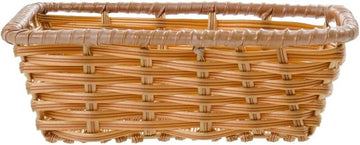 HUBERT Storage Basket Rectangular Natural - 10"L x 7 1/2"W x 3"H