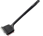 Dyna-Glo GHP Group DGLDG18RBN-D 18 in. Flat Top Grill Brush with Nylon Bristles & Stainless Steel Scraper