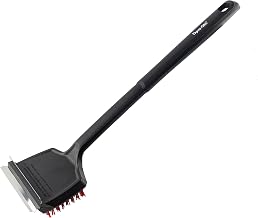 Dyna-Glo GHP Group DGLDG18RBN-D 18 in. Flat Top Grill Brush with Nylon Bristles & Stainless Steel Scraper