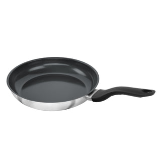 Stream 28 cm Non-Stick Ceramic Induction Frying Pan by HENCKELS – 28 cm, 2.37 liters, Ceramic Stainless Steel, Stainless Steel, Model 1033218