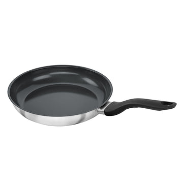 Stream 28 cm Non-Stick Ceramic Induction Frying Pan by HENCKELS – 28 cm, 2.37 liters, Ceramic Stainless Steel, Stainless Steel, Model 1033218