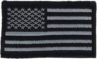 Scipio TPR Tactical Morale Patch TPRAMFLGPCHBK - Black USA Flag Military Style Patch for Hats and Backpacks - Law Enforcement Patches