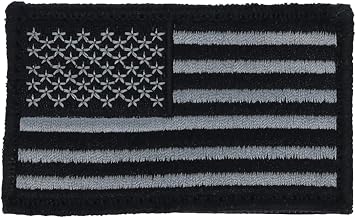 Scipio TPR Tactical Morale Patch TPRAMFLGPCHBK - Black USA Flag Military Style Patch for Hats and Backpacks - Law Enforcement Patches