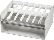 DayMark Safety Systems IT110493 7-Slot Plastic Label Dispenser Rack, Holds 7 Rolls of 3/4" or 1" Wide Labels