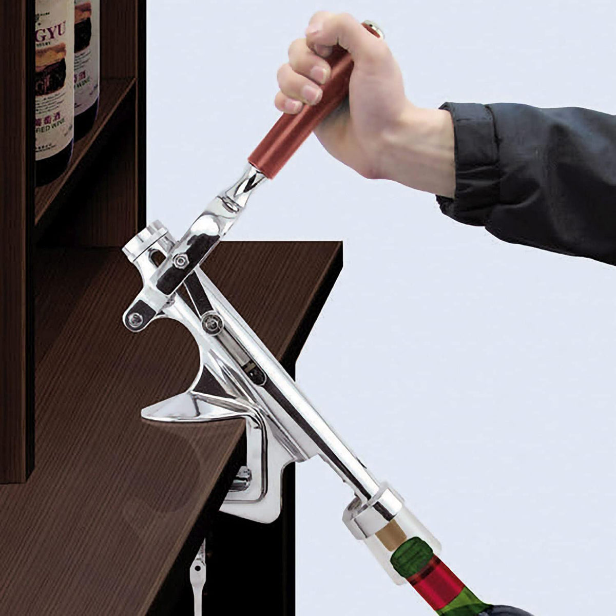 Uncorking machine 'Sieger-Profi' by Westmark – A, Stainless Steel, De, Model 60384460