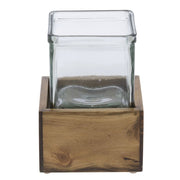 Single Jar Riser by CAL-MIL – Wood, Model 3427-3-99