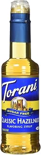 Torani Sugar Free Classic Hazelnut Syrup, 12.7 oz