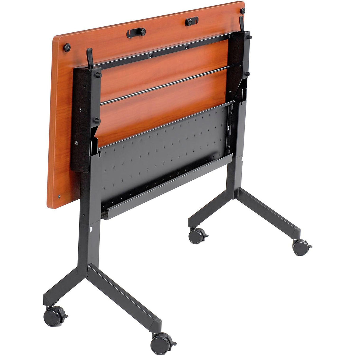 Flip-Top Training Table by Global Industrial – Laminate, Cherry, Model 695124