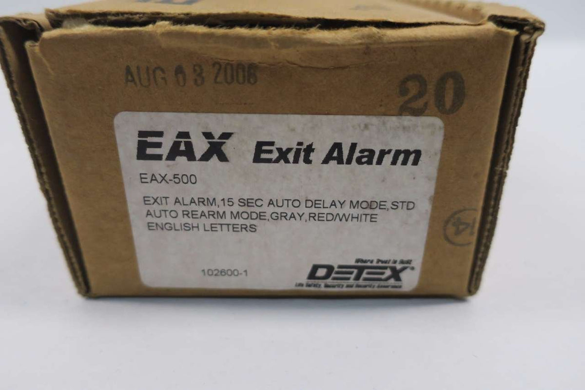 NEW EAX-500 EXIT ALARM 15 SEC AUTO DELAY D by Detex – Model D528349-EAX-500