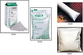 Wyk Sorbents Anti-Slip Safety Sorbent Gray, 0.5 gal., Shaker Carton, Odorless, Granular | 12/Pack