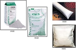 Wyk Sorbents Anti-Slip Safety Sorbent Gray, 0.5 gal., Shaker Carton, Odorless, Granular | 12/Pack