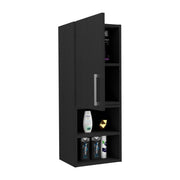 Madrid Medicine Cabinet by Tuhome – Small, Engineered Wood, Black, Model MLW7949