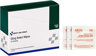 First Aid Only - G326GR Insect Sting Relief Pad, 50 Count Box