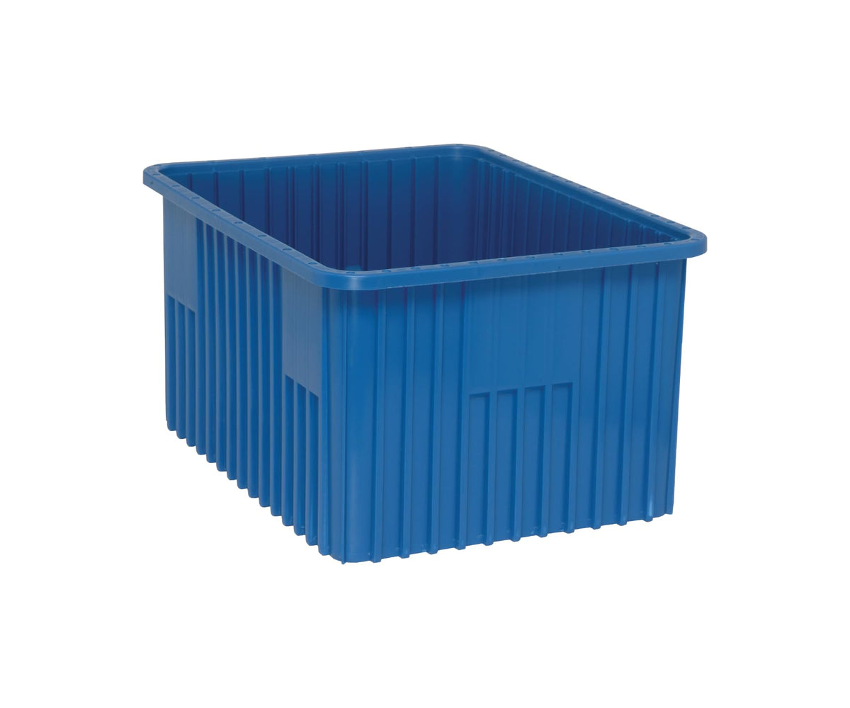 QUANTUM STORAGE SYSTEMS Blue / 22.5" L x 17.5" W x 12" H / 4725.0 cubic_inches Trash, Recycling & Compost