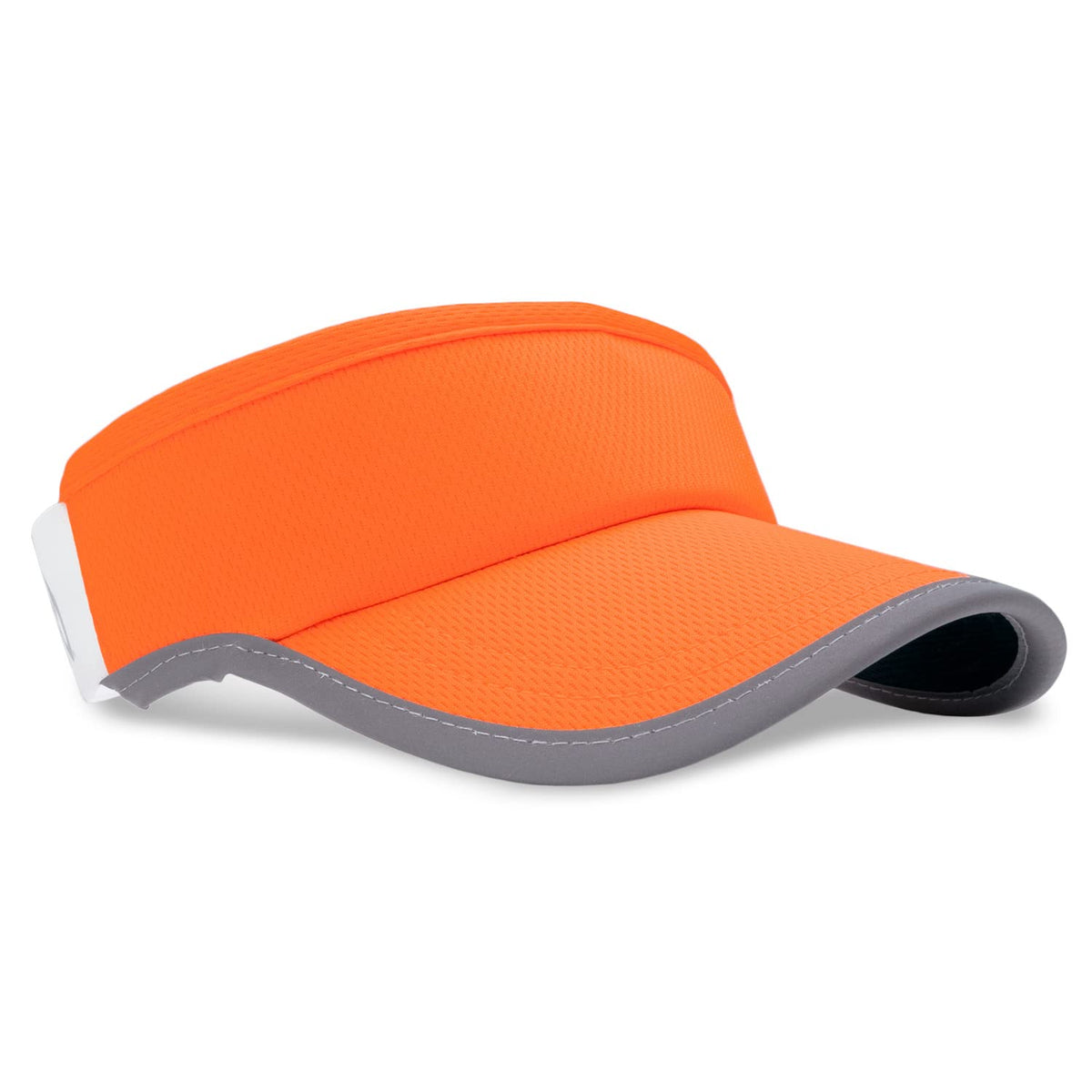 Womens Lightweight Performance Running Reflective Visor by Headsweats – One Size, Polyester, Hi Viz Orange Reflective, Model 7703 Reflective