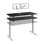 Bestar Black / 60W x 30D / Modern Home Office Desks