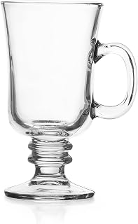 Libbey 8-Ounce Irish Coffee Mug, Box of 12, Clear