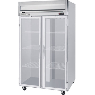 Beverage-Air HFPS2-1G Horizon Series Two Section Glass Door Reach-In Freezer 49 cu.ft. Capacity Stainless Steel Exterior and by Beverage Air – 49.0 cubic_feet, Model HFPS21G
