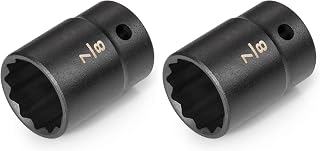 TEKTON 1/2 Inch Drive x 7/8 Inch 12-Point Impact Socket | SID22222 (Pack of 2)