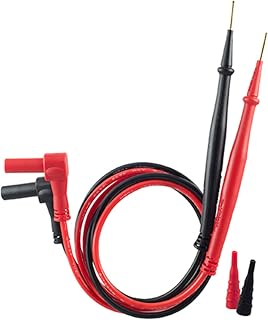 Fieldpiece ASLS2 Silicone Test Leads for HVAC and Electrical Testing - High-Strand Copper Conductors - Flexible Silicone Insulation and Detachable Probe Tips - CAT III & CAT IV Rated