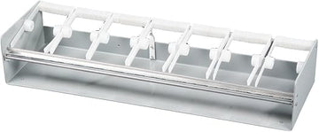 DayMark 7-Slot Plastic Label Dispenser Rack, Holds 7 Rolls of 2" Wide Labels